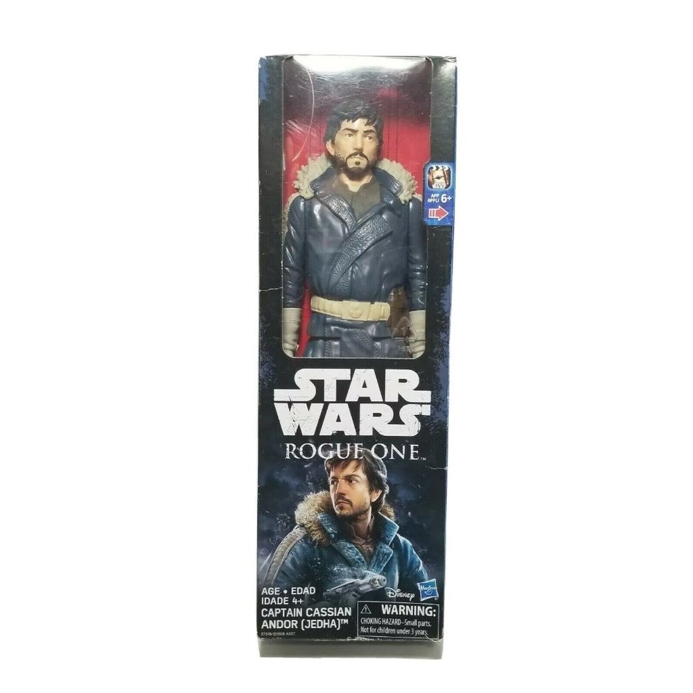 Disney Star Wars Rogue One Captain Cassian Andor Jedha Action Figure 12 in NIB